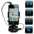 iParaAiluRy® New 4-in1 Smart Stand Car Handsfree Kit FM Transmitter for iPhone Smartphone