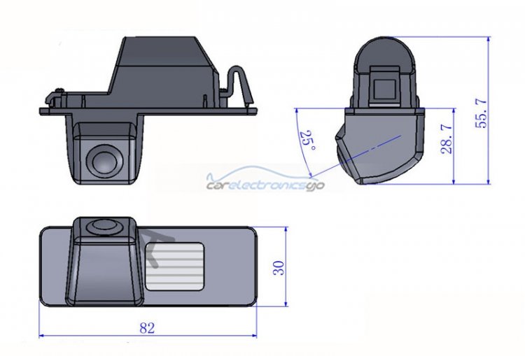 iParaAiluRy® for Chevrolet Aveo 2011 HD reversing camera CCD Hot sell car parking backup camera - Click Image to Close