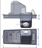 iParaAiluRy® for Roewe W5 2011 2013 HD reversing camera CCD Hot sell car parking backup camera