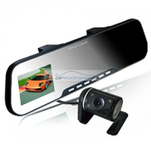iParaAiluRy® 2.7" TFT HD Dual Lens Rearview Mirror Car Camera DVR