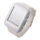 iParaAiluRy® MTK6225 AK09+ Watch Phone with Diamonds Single SIM Card Camera FM Bluetooth 1.6 Inch Touch Screen- White & Silver