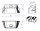 iParaAiluRy® CCD Car Rear view Camera for Kia Hyundai + 2.4Ghz Wireless Signal Receiver/Transmitter Night Vision