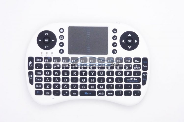 iParaAiluRy® New i8 2.4GHz Spectrum Mini Touch Pad Keyboard For PC/smart TV/Android TV box With US Layout - Click Image to Close
