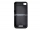 iParaAiluRy® 2000mAh Portable External Battery Case for iPhone 4S Battery Case(Black)