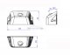 iParaAiluRy® for Kia Hyundai waterproof car rearview camera HD CCD night vision Car parking backup camera
