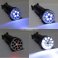 iParaAiluRy® Switch Flashlight Torch 15 LED+1 Red Laser FX 15+1 Mid-button 3xAAA Black