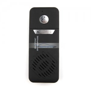 iParaAiluRy® Bluetooth Handsfree Car Kit Sunvisor Multipoint Speakerphone Black