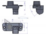 iParaAiluRy® car parking camera with 2.4Ghz Wireless Transmitter and Receiver Special for SsangYong Actyon 2011rearview camera