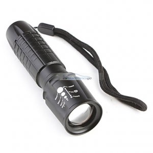 iParaAiluRy® New LED Telescopic Zooming Flashlight Torch Light High Power Aluminum CREE Q5 3-Mode 1x18650
