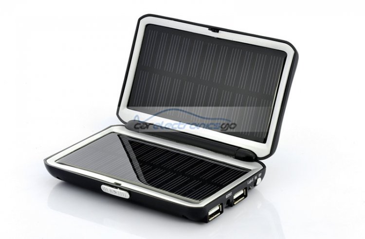 iParaAiluRy® 2000 mAh Compact Solar Power Bank Charger and Backup Battery - Click Image to Close