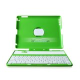 iParaAiluRy® New Ultra-thin 360 Degree Rotate Folder Protection Cover Case With Blutooth Keyboard For Apple iPad 2/3/4/Air Black Green Pink White