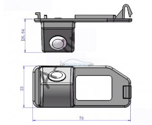 iParaAiluRy® CCD Car  Rear view Camera for Toyota Camry 2012 + cable 6M backup Night Vision