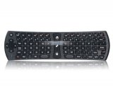 iParaAiluRy® New Rii RT-MWK24 2.4GHz Mini Wireless Keyboard With Air Mouse Black