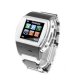 iParaAiluRy® MQ008 Watch Phone Quad Band 1.5 Inch Touch Screen Camera Bluetooth FM with Bluetooth Earphone MTK6225- Silver