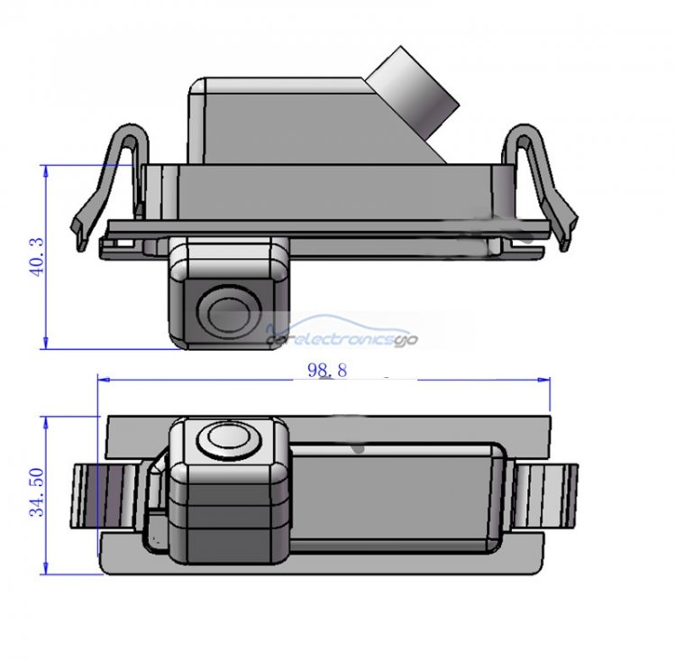iParaAiluRy® CCD Hot sell car rear view backup camera for Hyundai VERNA HD reversing camera - Click Image to Close