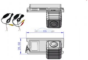 iParaAiluRy® For Chery A3 Hatchback 2011 /A1/G3 2012 / Eastar parking rear backup camera night version CCD HD Wiresless