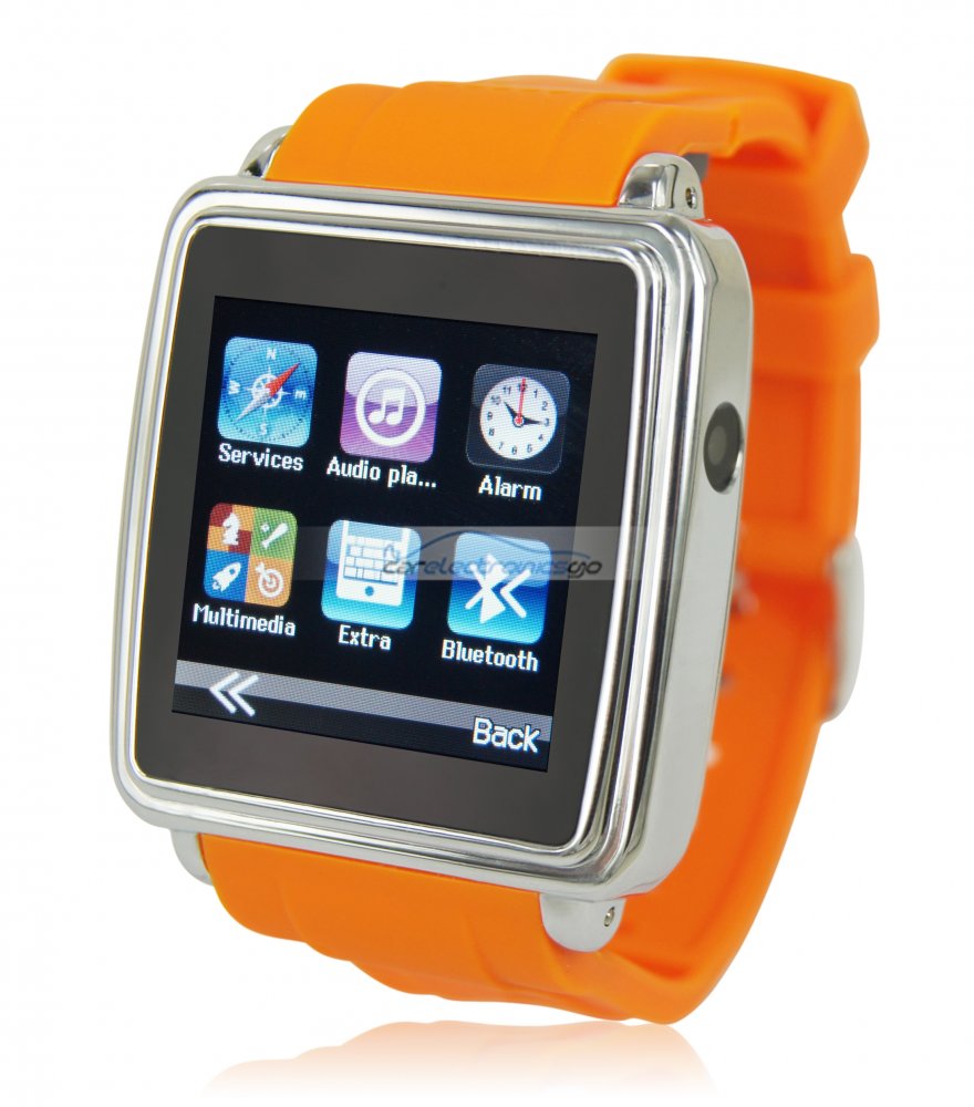 iParaAiluRy® Bluetooth Smart Watch Touch Screen SMS and Phonebook Sync, Make and Answer Calls