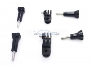 iParaAiluRy® 3-way Pivot Arm Assembly Extension + 4x thumb knob for GoPro Hero 3/2/1