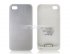 iParaAiluRy® 1600 mAh Protective External Battery Case for iPhone 4 & 4S Battery Case(Silver)