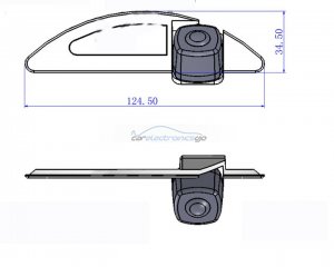 iParaAiluRy® For Honda City 1090K night vision CCD 1/3" 170 degree car camera Highest quality