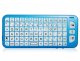 iParaAiluRy® New Ditter M8 2-in-1 Air Fly Mouse With Wireless Keyboard with LED Light Blue