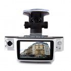 iParaAiluRy® Car DVR 720P HD Motion Detection Night Vision HDMI Dual Camera with 120 degrees Wide angle lens