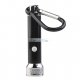 iParaAiluRy® 2 in 1 LED Keychain 3 LED Flashlight Torch Light 1 UV Black