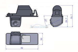 iParaAiluRy® for Chevrolet Aveo 2011 HD reversing camera CCD Hot sell  car parking backup camera