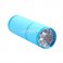 iParaAiluRy® New Mini Aluminum Flashlight Torch Light Super Bright 9 LED  3xAAA Blue