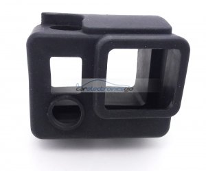 iParaAiluRy® Black Silicone Case for Gopro Hero 3+