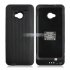 iParaAiluRy® Ultra Portable 3800mAh Power Pack External Battery Case for HTC One M7 Black