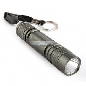 iParaAiluRy® New Aluminum LED Flashlight Torch FX Small Sun ZY-309 1W 1xAA Military Green