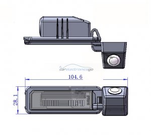 iParaAiluRy® Wired CCD 1/3" car parking camera Hot sell  728*582  Car camera wholesale for Volkswagen SANTANA 2013