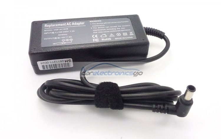 iParaAiluRy® Laptop AC Adatper Power Chager for SONY PCG-505 PCG-GR PCG-SRX Series 64W 16V 4A With Tip 6.5 x 4.4mm - Click Image to Close