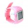 iParaAiluRy® MQ007 Watch Phone MTK6225 Quad Band 1.5 Inch Touch Screen Camera Bluetooth FM Cellphone with Bluetooth Earphone - Pink