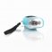 iParaAiluRy® New LED Flashlight Torch Hand Crank Dynamo Solar Power Light Blue