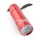 iParaAiluRy® New LED Mini Aluminum Flashlight Torch Light  709B 9 LED 3XAAA Black Red