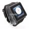 iParaAiluRy® AK912 Watch Phone MTK6225 Silicon Strap Single SIM Card Pinhole Camera FM Bluetooth 1.6 Inch Touch Screen- Black