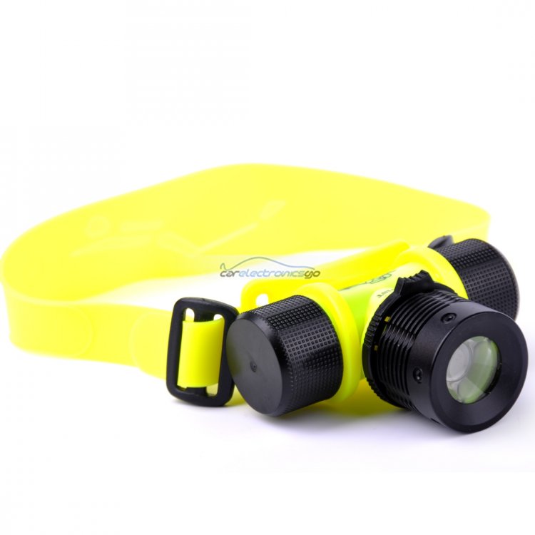 iParaAiluRy® New LED Waterproof Swimming Diving Headlamp Head Light Flashlight Torch 300 Lumen - Click Image to Close