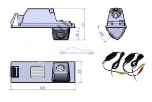 iParaAiluRy® Parking Assistance Car reverse Camera For  Hyundai IX35 Wireless Car rear view Camera CCD Night vision