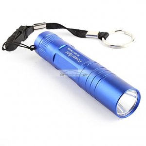 iParaAiluRy® New LED G011 3W Mini Aluminum Flashlight Torch Light 1xAA Blue