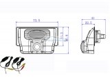 iParaAiluRy® wireless CCD 1/3" car parking camera for Nissan Teana Sylphy TIIDA rear backup camera night version waterproof 170 degree