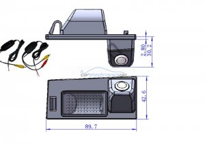 iParaAiluRy® CCD Car  Rear view Camera for Fiat Viaggio + 2.4Ghz Wireless Signal Receiver/Transmitter Night Vision