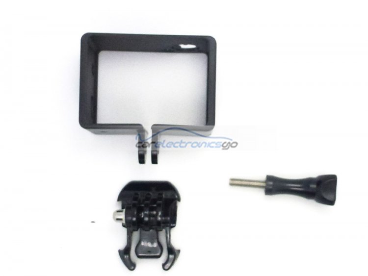 iParaAiluRy® BacPac Frame for Gopro Hero3, with Assorted Mounting Hardware - Click Image to Close