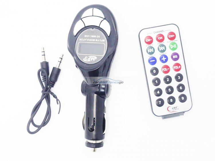 iParaAiluRy® Car MP3 WMA Player FM Transmitter USB Pen Drive/SD/MMC Slot - Click Image to Close