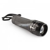 iParaAiluRy® MXDL 3W New LED Flashlight Torch Light 3-mode Focus Zooming 3xAAA Black