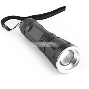 iParaAiluRy® New  LED Aluminum 3-mode Focus Zooming Torch Light Flashlight Small Sun ZY-A22 CREE Q5 3xAAA/1X18650