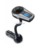 iParaAiluRy® New Full Band FM Transmitter Headset FM198 Bluetooth Car Kit Connect Two Phones Wireless Privacy With LSD Display