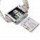 iParaAiluRy® AK812 Watch Phone MTK6225 Stainless Steel Strap Single SIM Card Bluetooth SOS 1.6 Inch Touch Screen-Silver