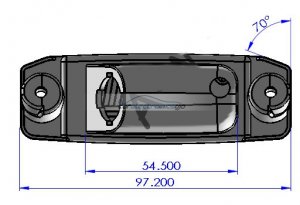 iParaAiluRy® 1090K Waterproof CCD Car rear view rearview camera For Hyundai Sonata 2011 parking camera